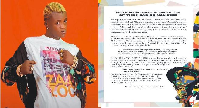 How The Headies Disqualification of Portable is Possibly Unfair